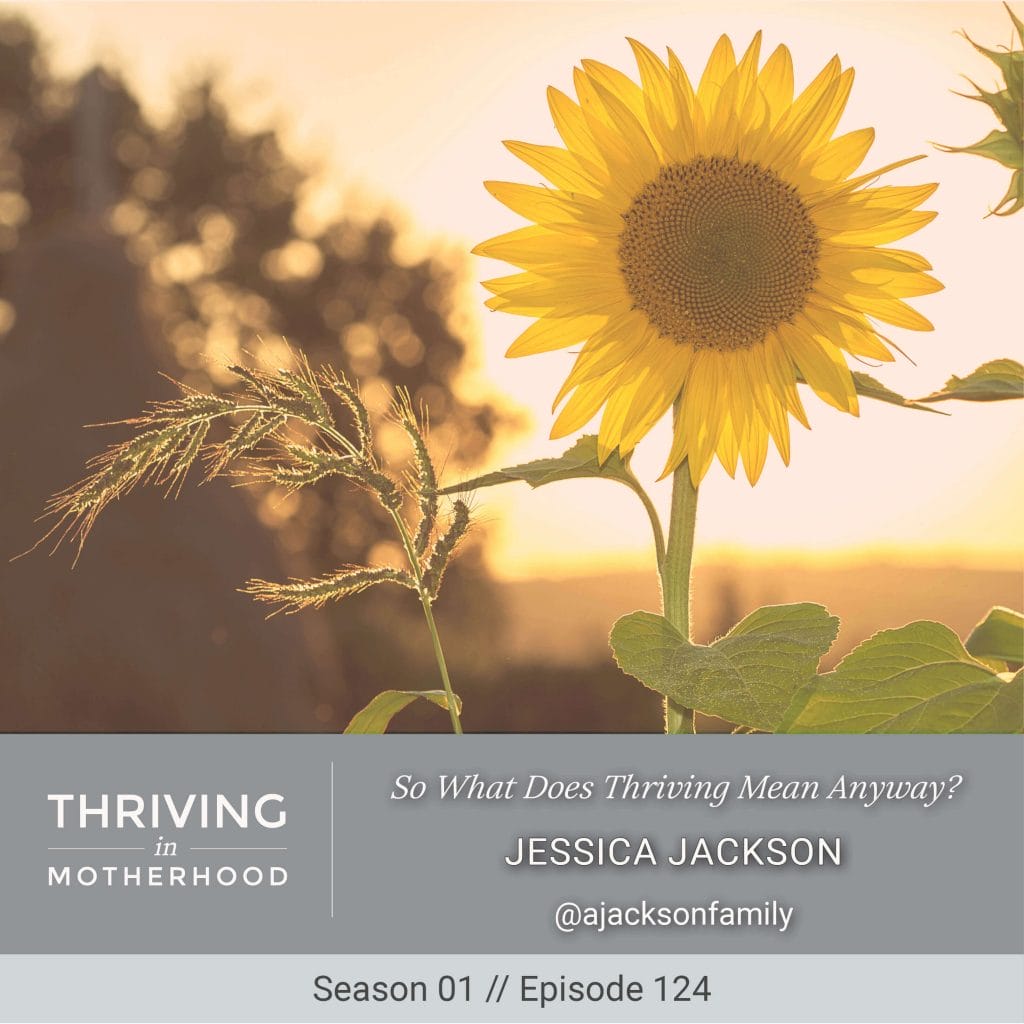 So What Does Thriving Mean Anyway? [Episode 124]