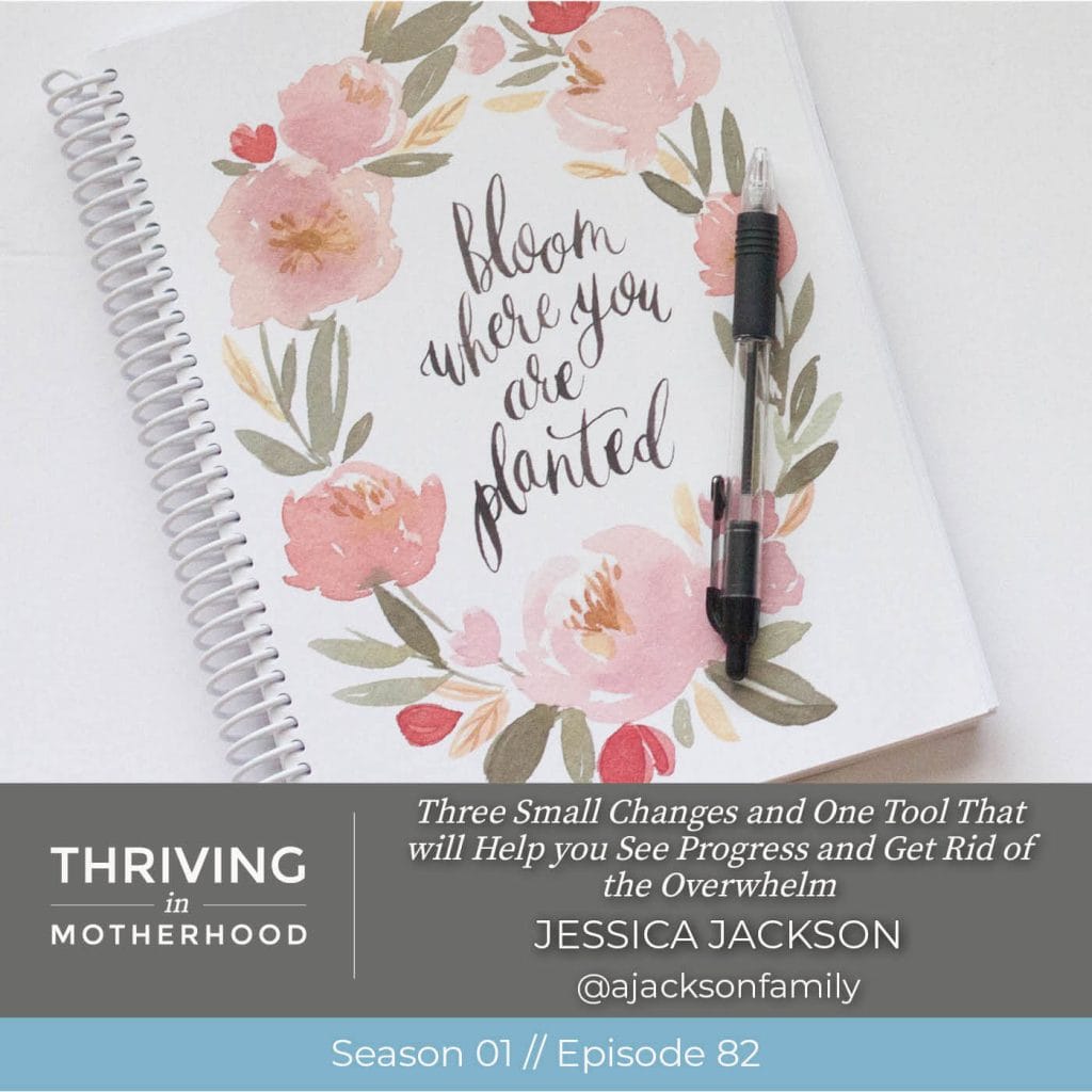 Three Small Changes and One Tool That will Help you See Progress and Get Rid of the Overwhelm [Episode 82]