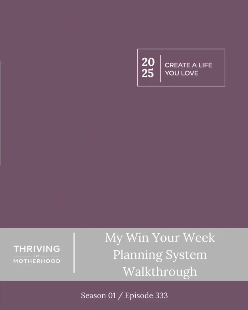 Win Your Week Planning System Walkthrough [Episode 333]